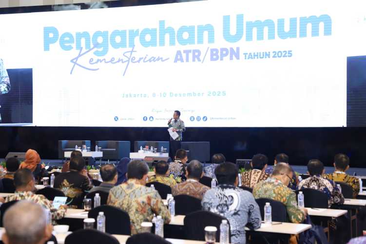 Beri Pengarahan Umum di Rakernas 2025, Sekjen ATR/BPN: Pahami Renstra dan Manfaatkan Momentum Penghujung Tahun