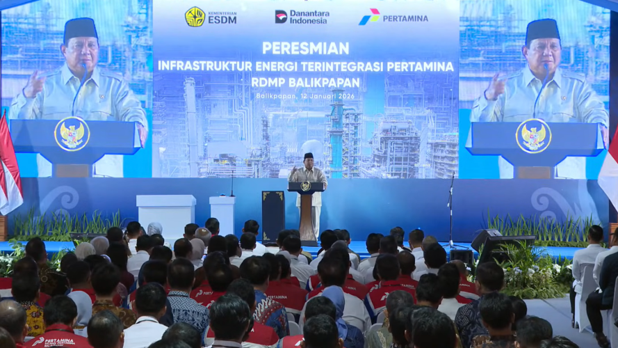 Presiden Prabowo Resmikan Infrastruktur Energi Terintegrasi Senilai Rp123 Triliun di Kalimantan Timur
