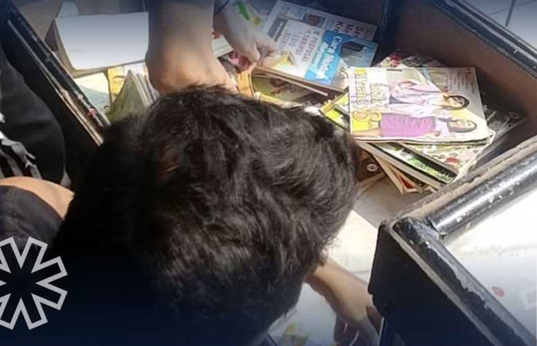 Tumbuhkan Minat Baca Warga Binaan, Lapas Tembilahan Hadirkan Pustaka Keliling ke Blok Hunian