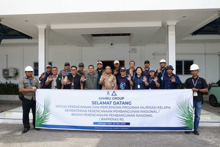 Sambu Group Dukung Hilirisasi Kelapa, Terima Kunjungan BAPPENAS RI