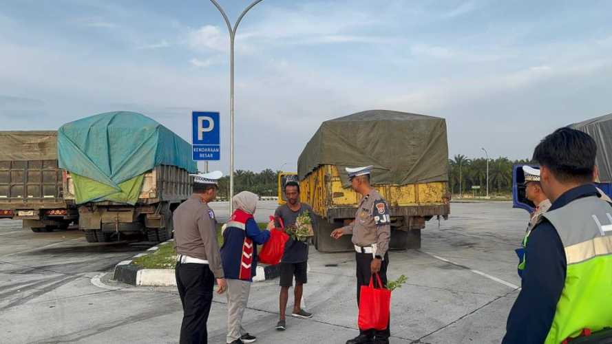 Siapkan Mudik Aman, Ditlantas Polda Riau Cek Kesiapan Ruas Tol Pekanbaru–Dumai