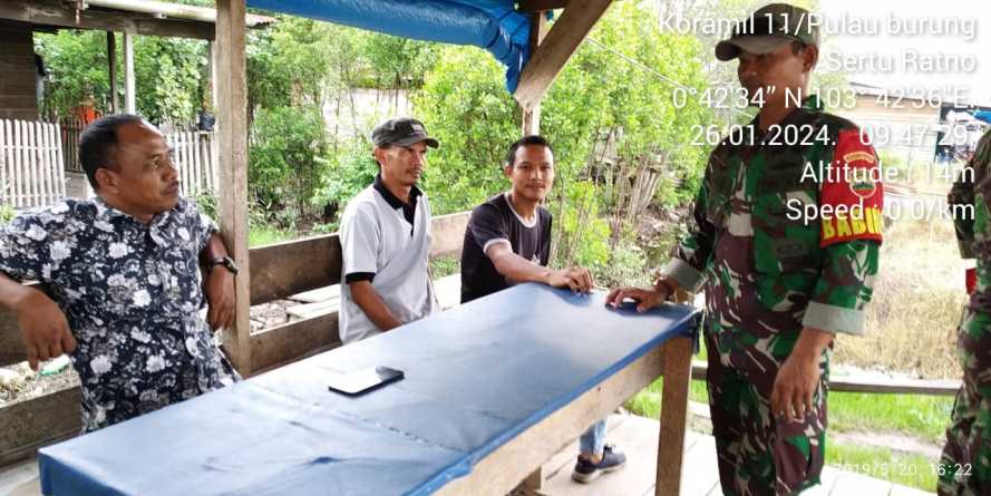 Babinsa Sampaikan Motivasi Ciptakan Hidup Rukun dan Damai