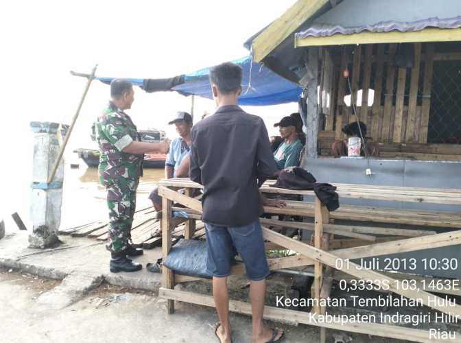 Serda Adri Candra pantau suasana pelabuhan dalam suasana lebaran haji