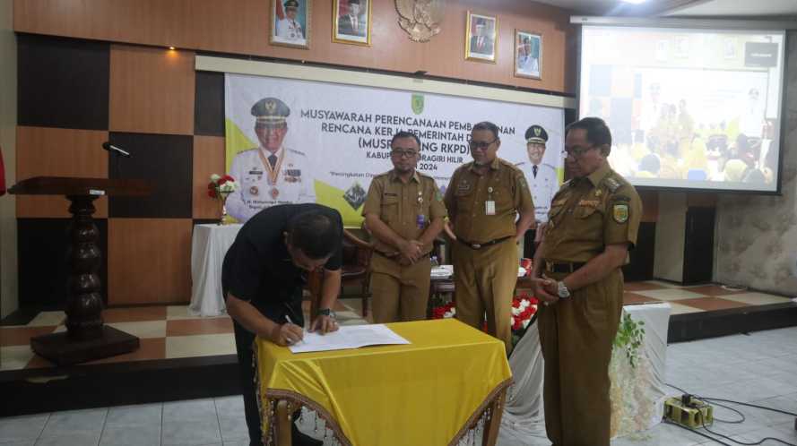 Bupati Inhil H.M.Wardan Buka Musrenbang Rancangan RKPD Tahun 2024