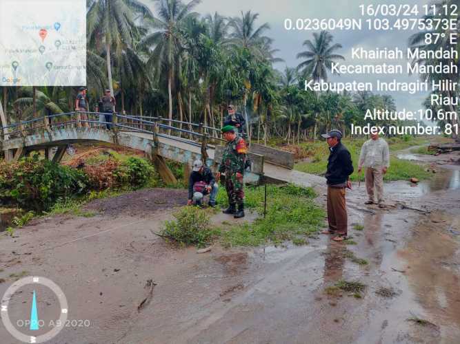 Babinsa Igal Rutin Patroli Ramadhan Jaga Kerukunan