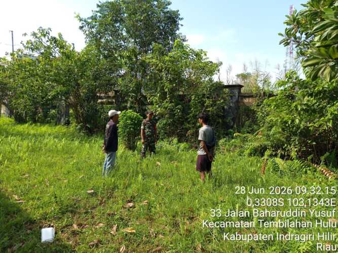 Babinsa Koramil 01/Tembilahan Intensifkan Patroli Maraton Antisipasi Karhutla