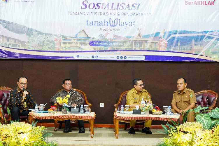 Kanwil BPN Riau FGD Sosialisasi Pengadministrasian dan Pendaftaran Tanah Ulayat Tahun 2026