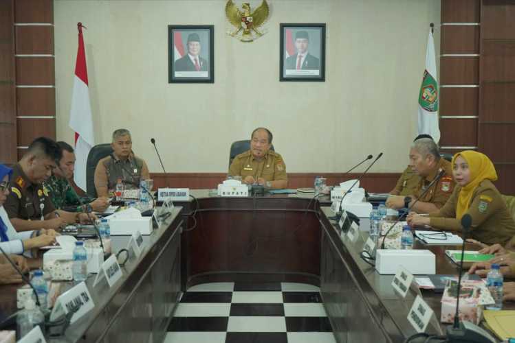 Bupati Asahan Pimpin Rapat Forkopimda
