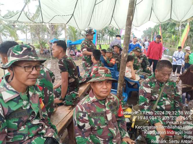 Sertu Anton Menghadiri Acara Peresmian Pembukaan Ketahanan Pangan