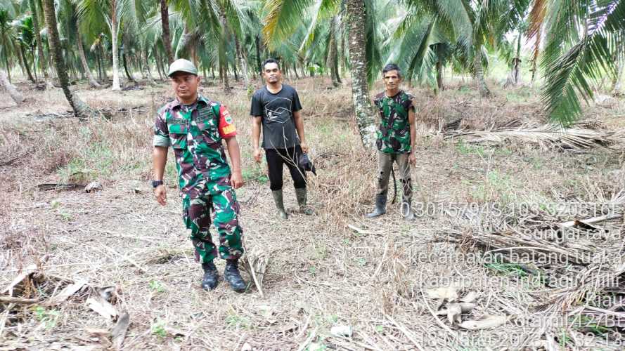 Serka Hepi Martison Terapkan Teknis Ringan Manajemen Karhutlah