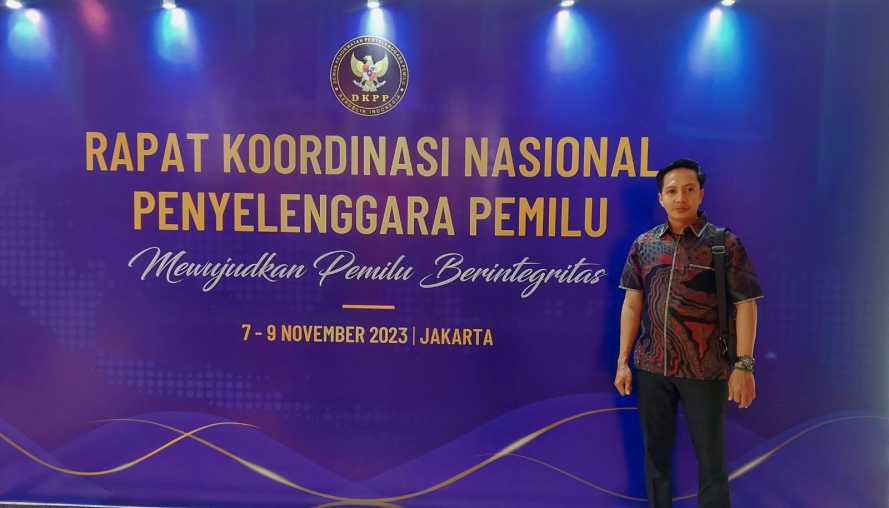 Ketua Bawaslu Inhil Hadiri Rakornas Penyelenggaran Pemilu