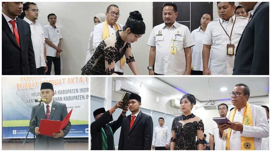 Kepala Kantor Pertanahan Inhil Lantik PPAT Baru, Wujudkan Layanan Prima
