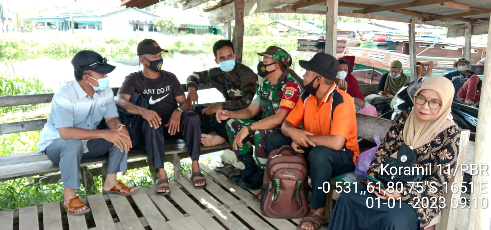 Serda Supardiyanto Memulai Agenda Komsos di Tahun Baru