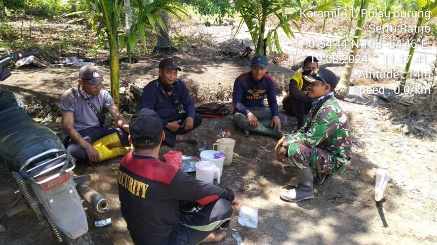 Sertu Ratno Waspada Karhutlah dengan Larangan Membakar