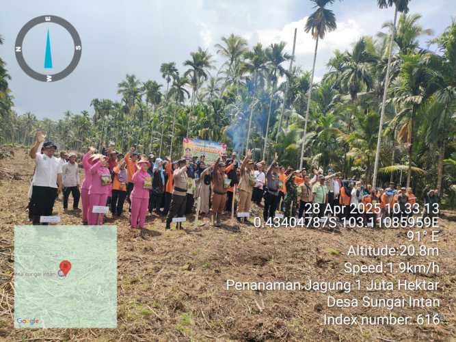 Kapolsek Tembilahan Hulu Tekankan Pentingnya Sinergi dalam Program Ketahanan Pangan