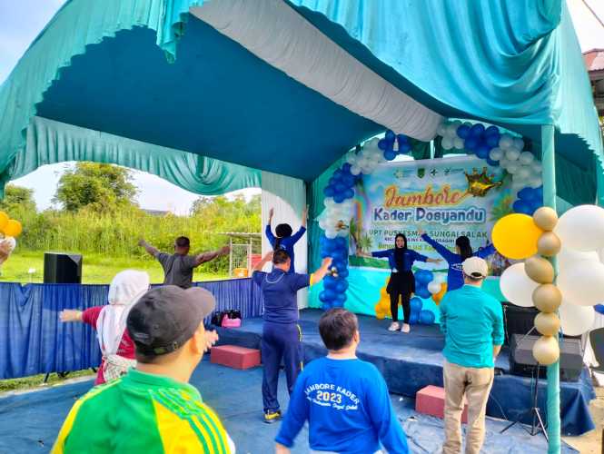 UPT Puskesmas Tempuling Gelar Jambore Kader Posyandu Sambut HKN ke - 59