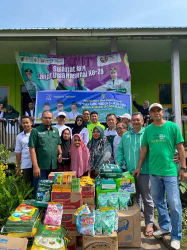 Harlah ke 27 Lebih Bermakna, PKB Inhil Bakti Sosial ke Panti Lansia