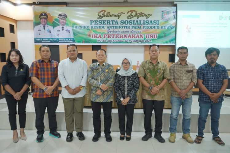 Cegah Risiko Residu Antibiotik, Pemkab Asahan Edukasi Pelaku Peternakan