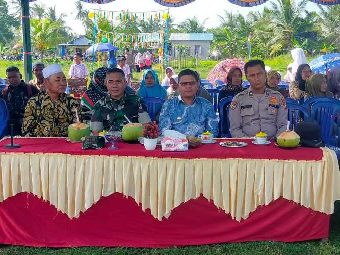 Danramil Hadiri Wisuda  Purna  Siswa  SDN 023 Pulau  Burung