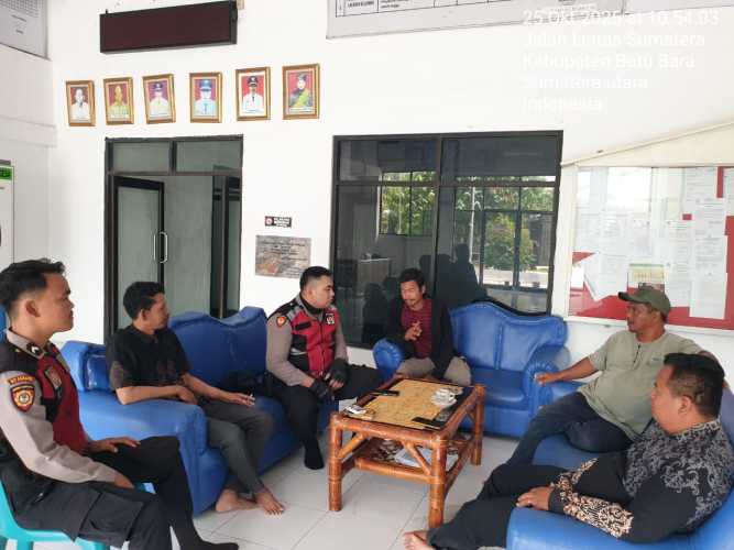 Sat Sabhara Polres Batu Bara Laksanakan Patroli dan Sambang ke Desa-Desa, Berikan Rasa Aman kepada Masyarakat