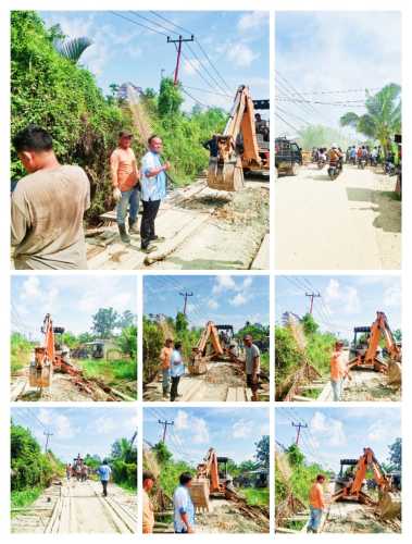 DPUPR Riau Tuntaskan Perbaikan Dua Jembatan di Kotabaru Reteh, Akses Warga Kian Lancar