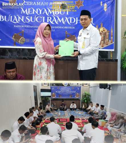 Hangatkan Kebersamaan, Kantah Inhil Gelar Halal Bi Halal Sambut Ramadhan