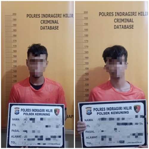 Polsek Kemuning Ungkap Kasus Pencurian dengan Pemberatan, Dua Pelaku Diamankan