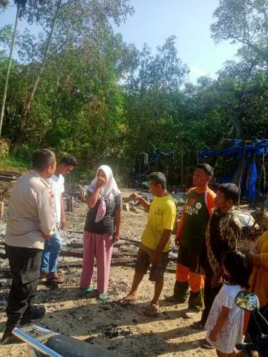 Satu Unit Rumah di Tempuling Terbakar